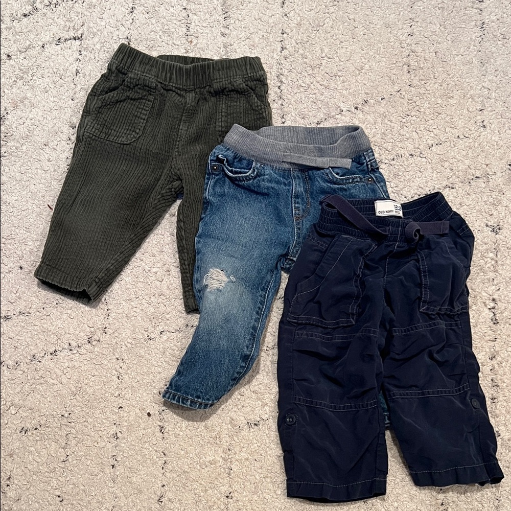 Old Navy Kids Bottoms - Olive, Denim, and Navy